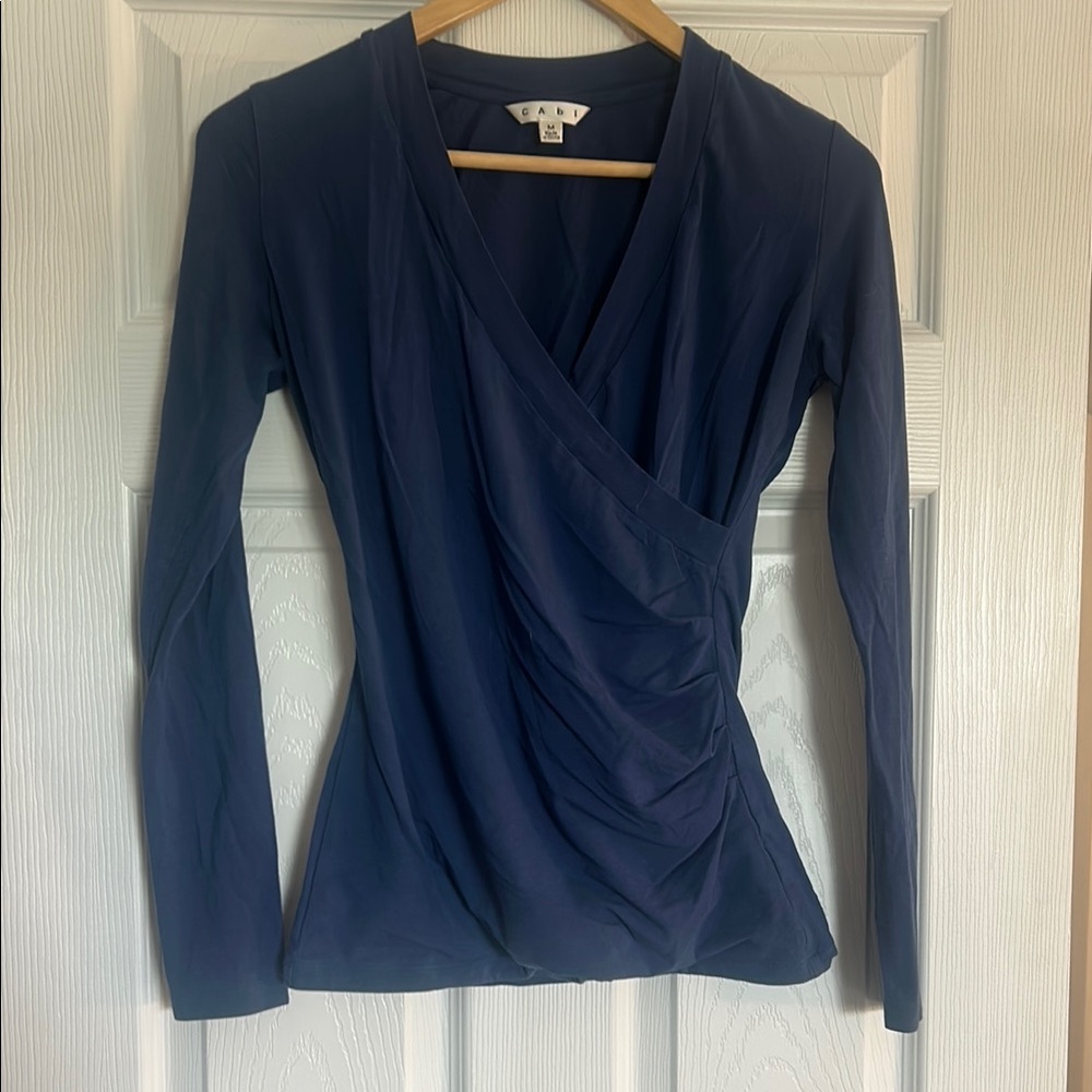 Navy Blue Wrap Top by Cabi